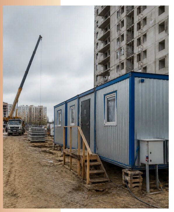 Аренда строительных вагончиков для рабочих в Ногинске
